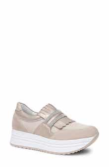 NeroGiardini Kiltie Bling Platform Sneaker