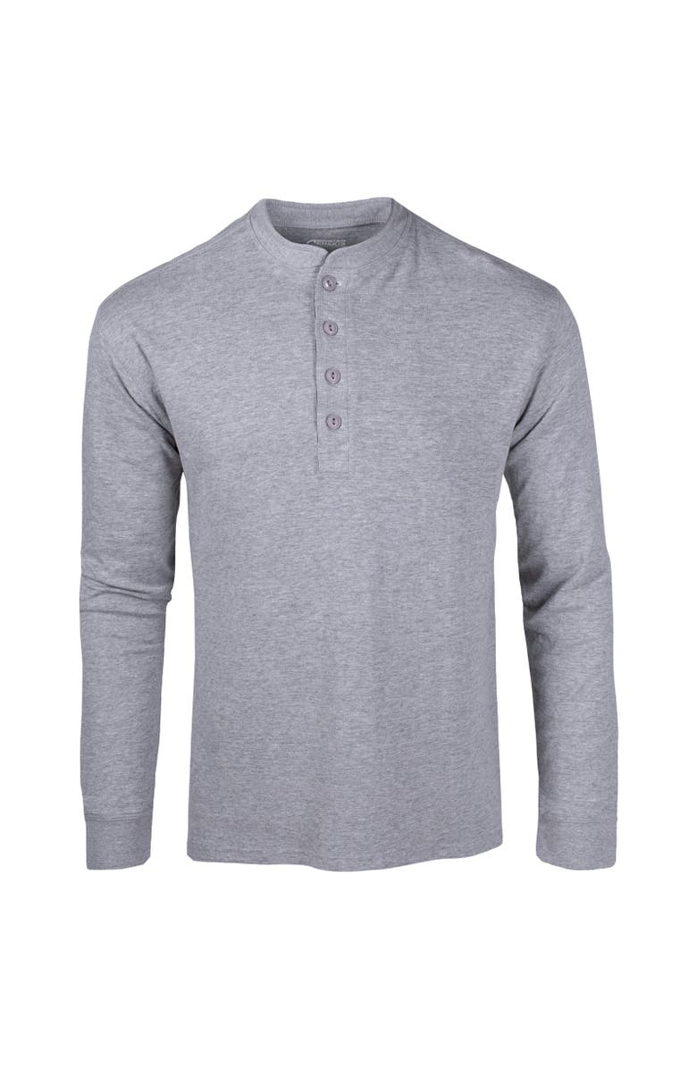 Mountain Khakis Trap Henley, Main, color, Heather Grey