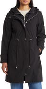 Sam Edelman Water Resistant Rain Jacket with Bib