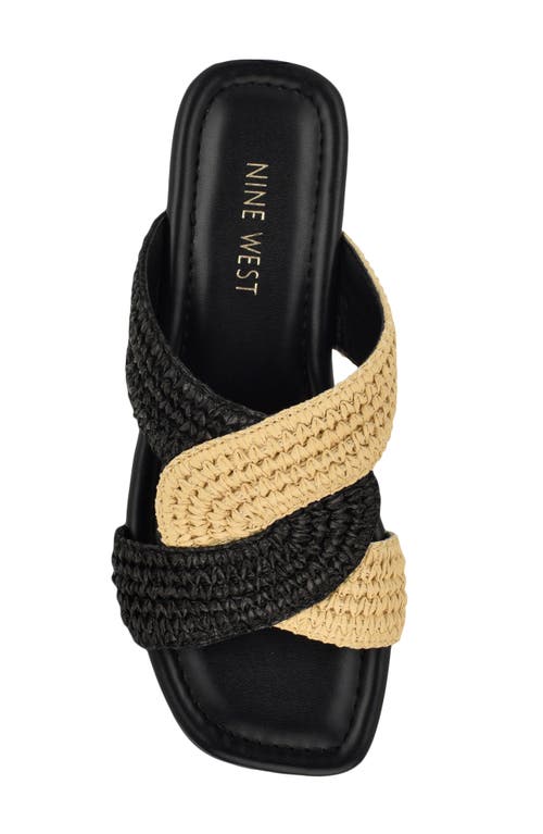 Nine West Quara Sandal Slides In Black