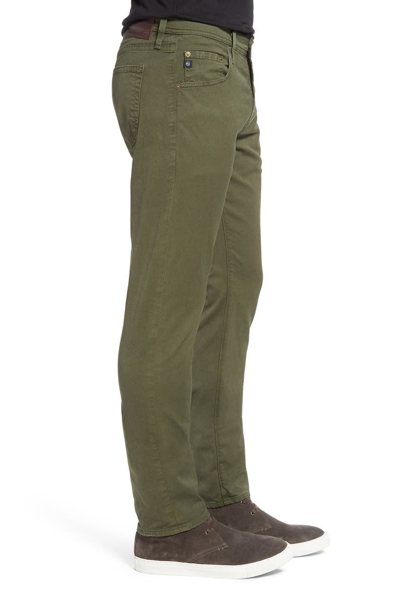 'Nomad' Skinny Fit Stretch Twill Pants, Alternate, color, SULFUR ARMY GREEN