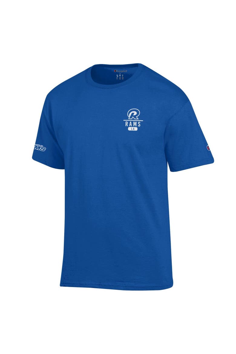 Men's Champion Royal Los Angeles Rams Color Rush T-Shirt, Main, color, Royal