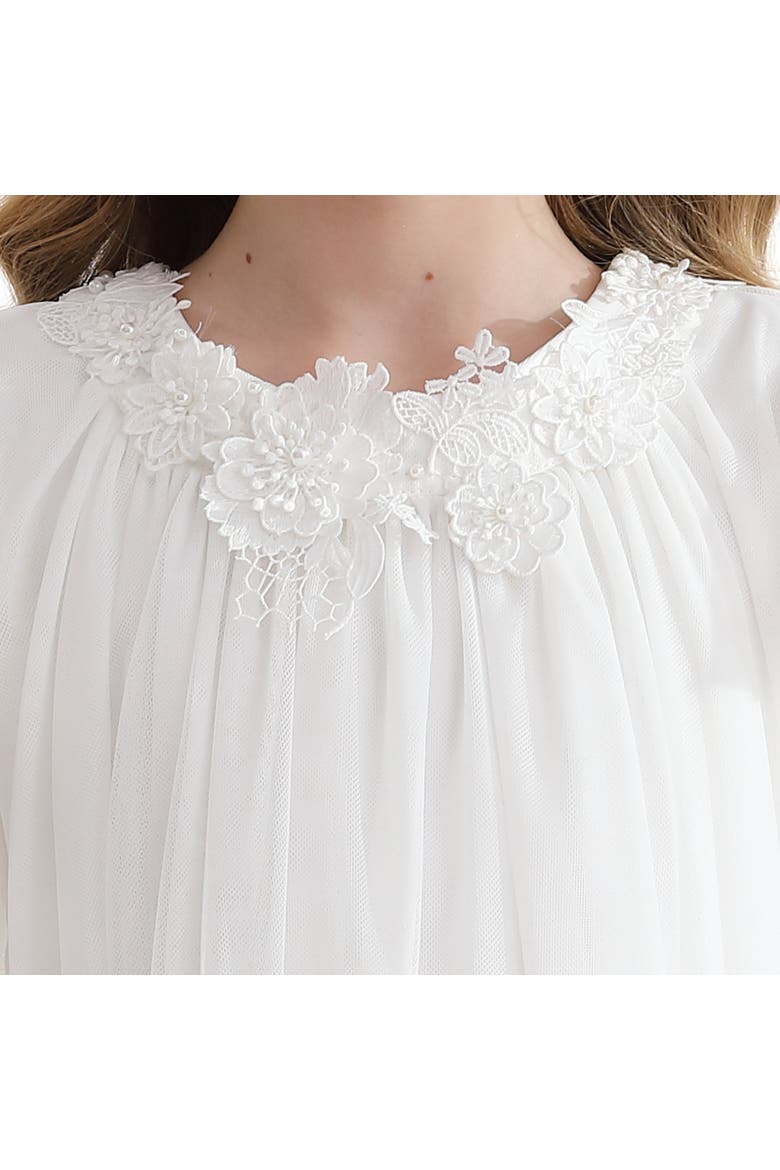 Constance Dress, Alternate, color, White