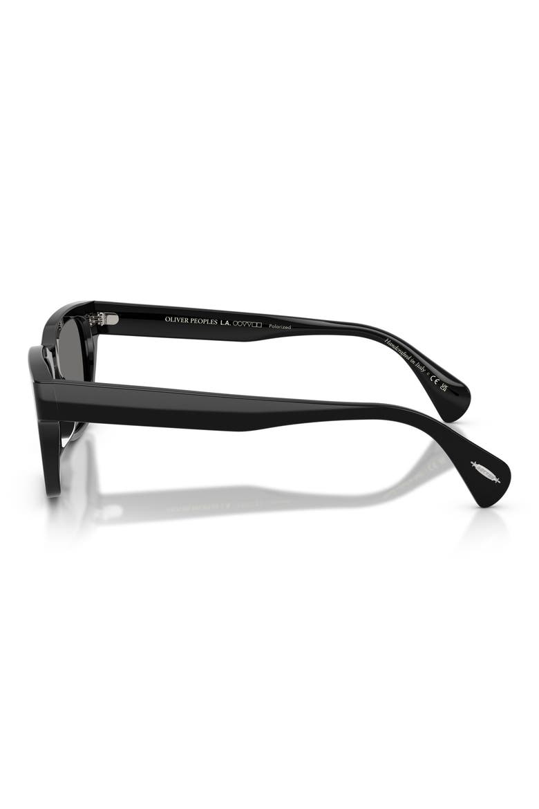 Ryce 54mm Polarized Square Sunglasses, Alternate, color, BLACK / POLAR GREY