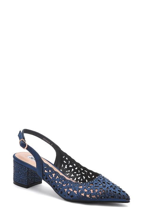 Donn Embellished Slingback Pump (Women)