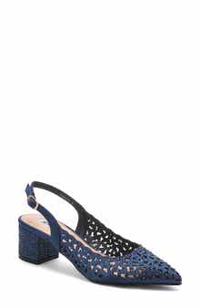 LADY COUTURE Donn Embellished Slingback Pump