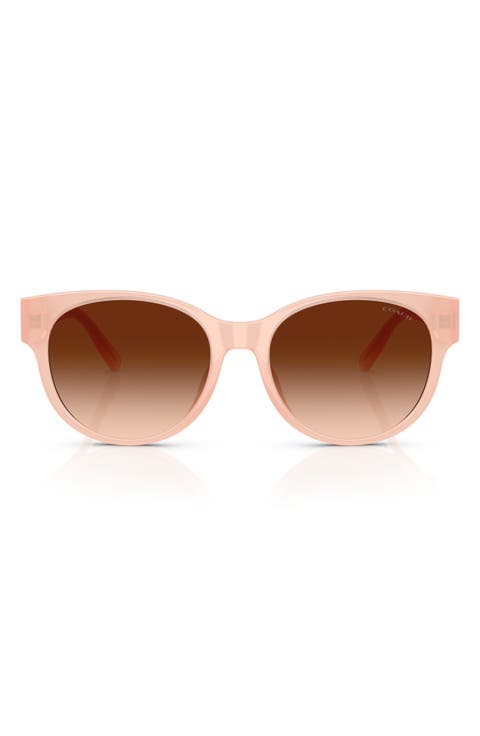 56mm Gradient Round Sunglasses