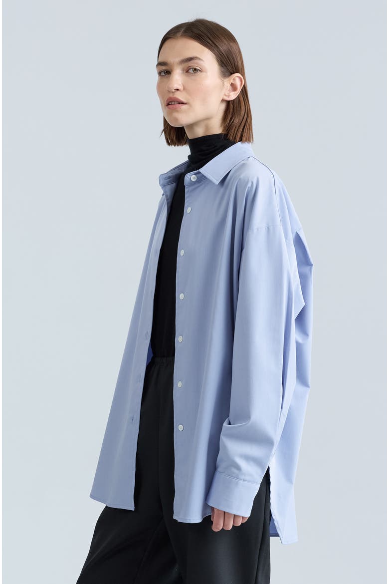 Oversized Shirt, Alternate, color, Periwinkle Blue