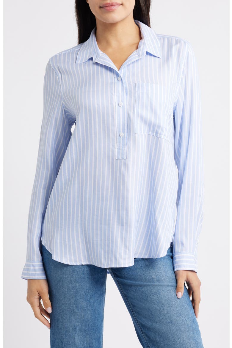 Haley Popover Shirt, Main, color, WHISPER LILAC