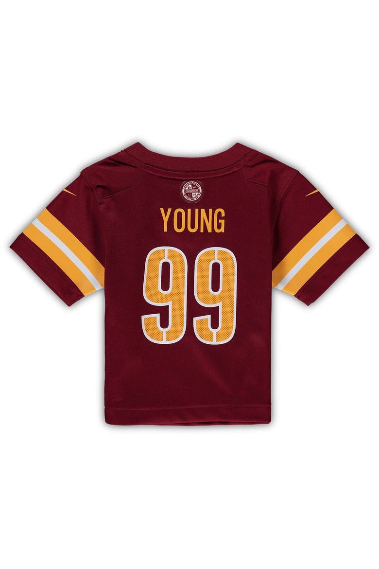 Infant Nike Chase Young Burgundy Washington Commanders Game Jersey, Alternate, color, Burgundy