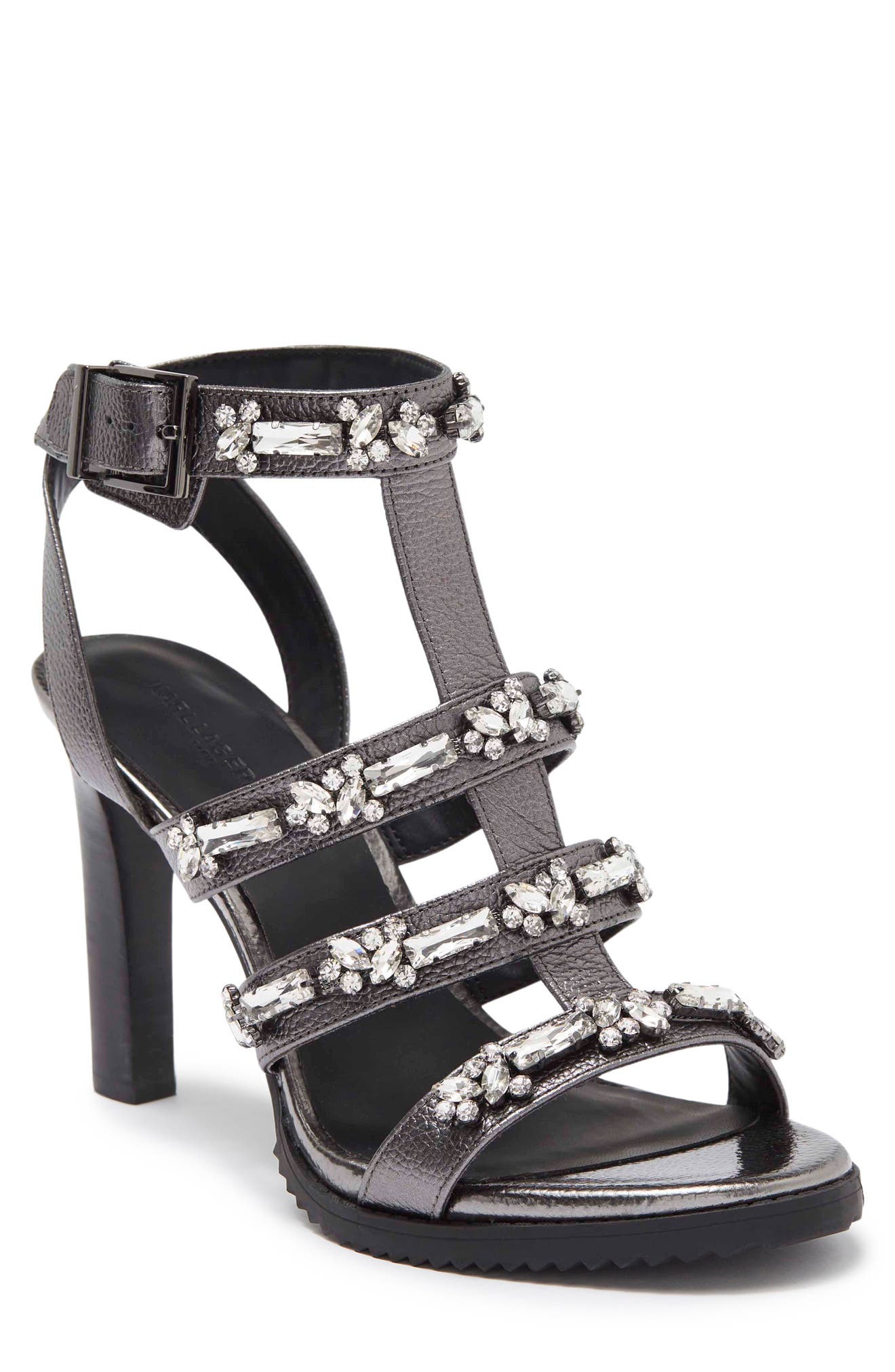 KARL LAGERFELD PARIS Bristol T-Strap Sandal, Main, color, 