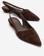 Forever & Always Shoes Berlina Leather Slingback Pump