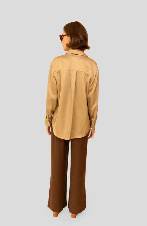 Whimsy + Row Denise Top In Gold