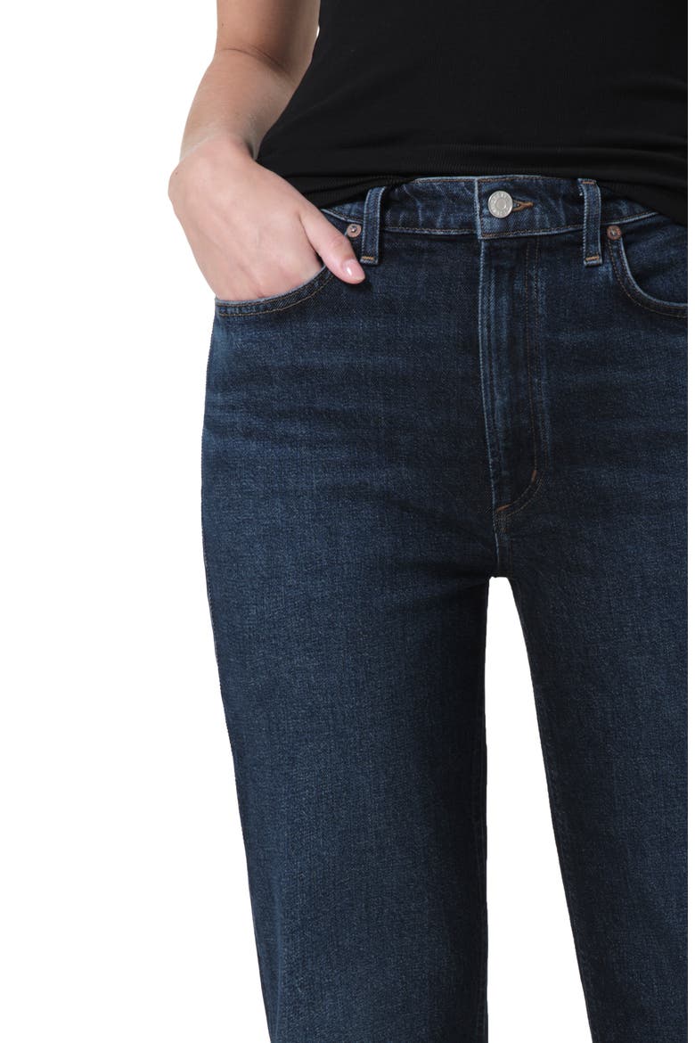 High Waist Stovepipe Jeans, Alternate, color, CONTEST