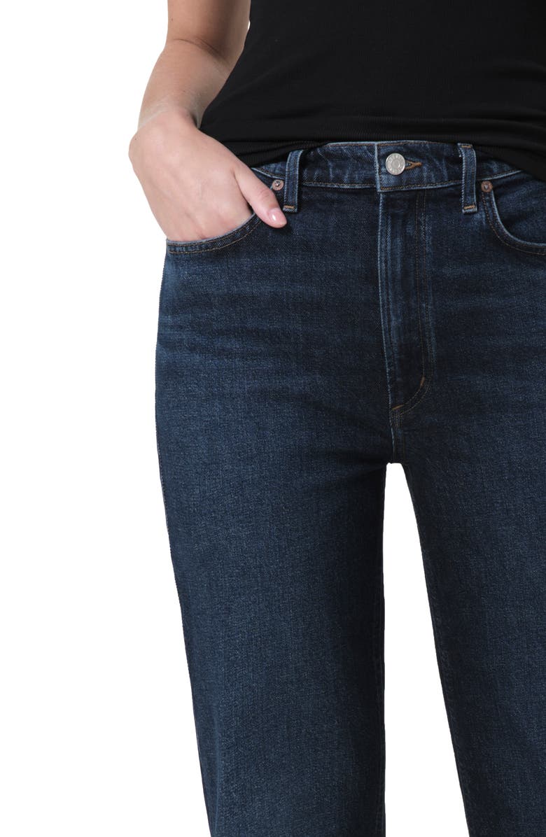 AGOLDE High Waist Stovepipe Jeans, Alternate, color, Contest