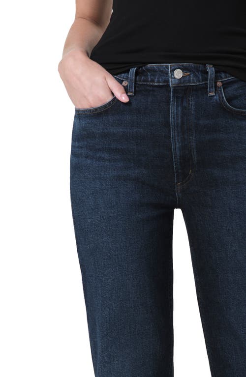 Agolde High Waist Stovepipe Jeans In Contest