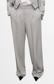 MANGO Pinstripe Suit Pants