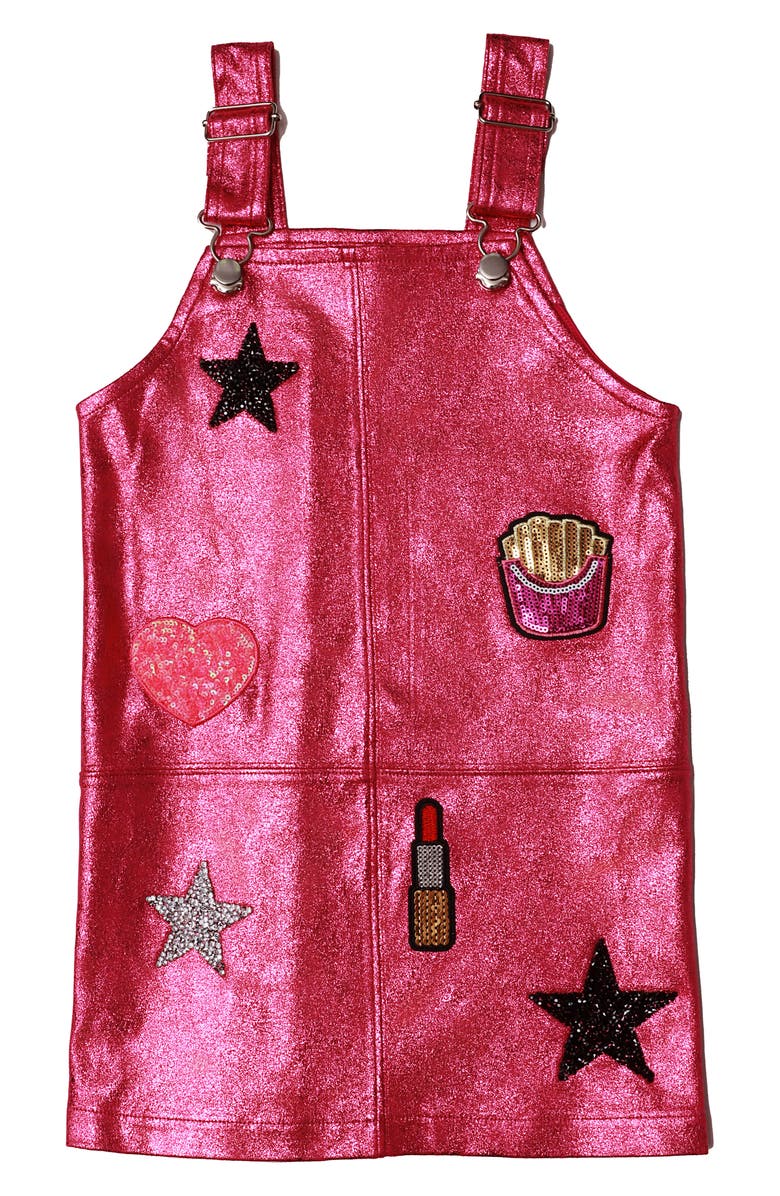 MIA New York Kids' Icon Overall Dress, Main, color, 