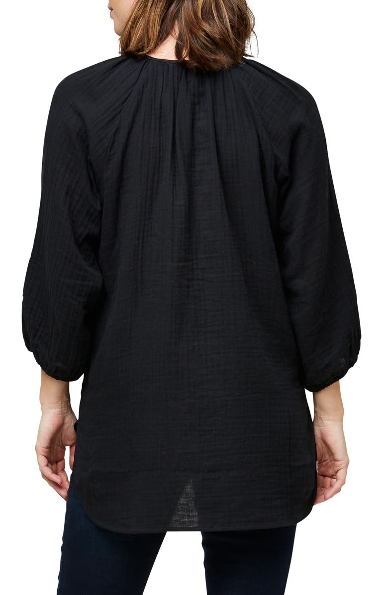 Nom Maternity Ava Cotton Maternity Tunic Top, Alternate, color, 