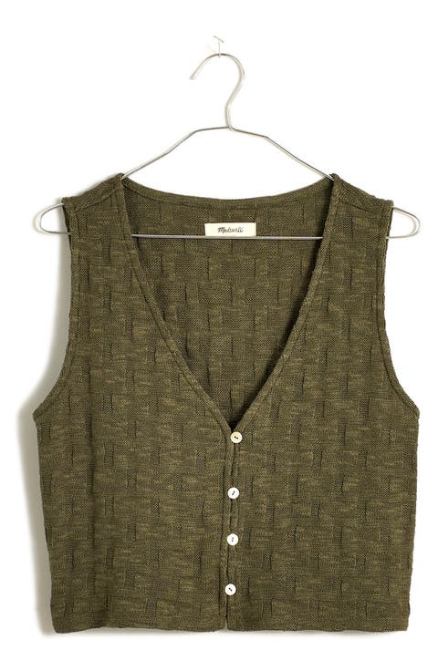 Basket Stitch Vest