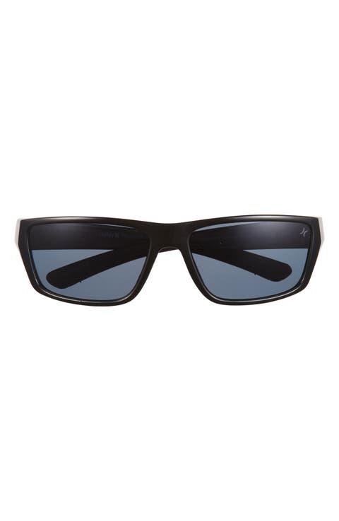 60mm Polarized Wraparound Sunglasses