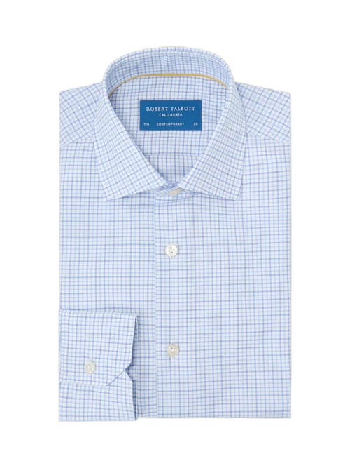 Robert Talbott Reynolds Mini Tattersall Contemporary Fit Shirt