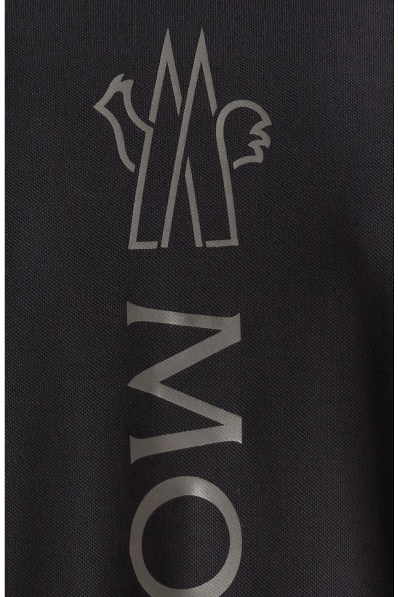 Logo Cotton Polo, Alternate, color, BLACK