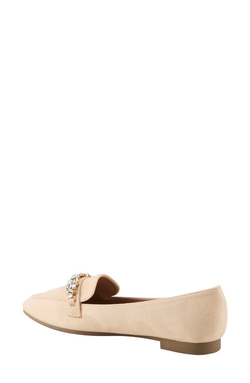 Patrizia By Spring Step Kanina Rhinestone Loafer In Beige