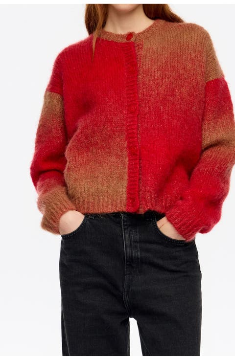 Alpaca Balloon Cardigan