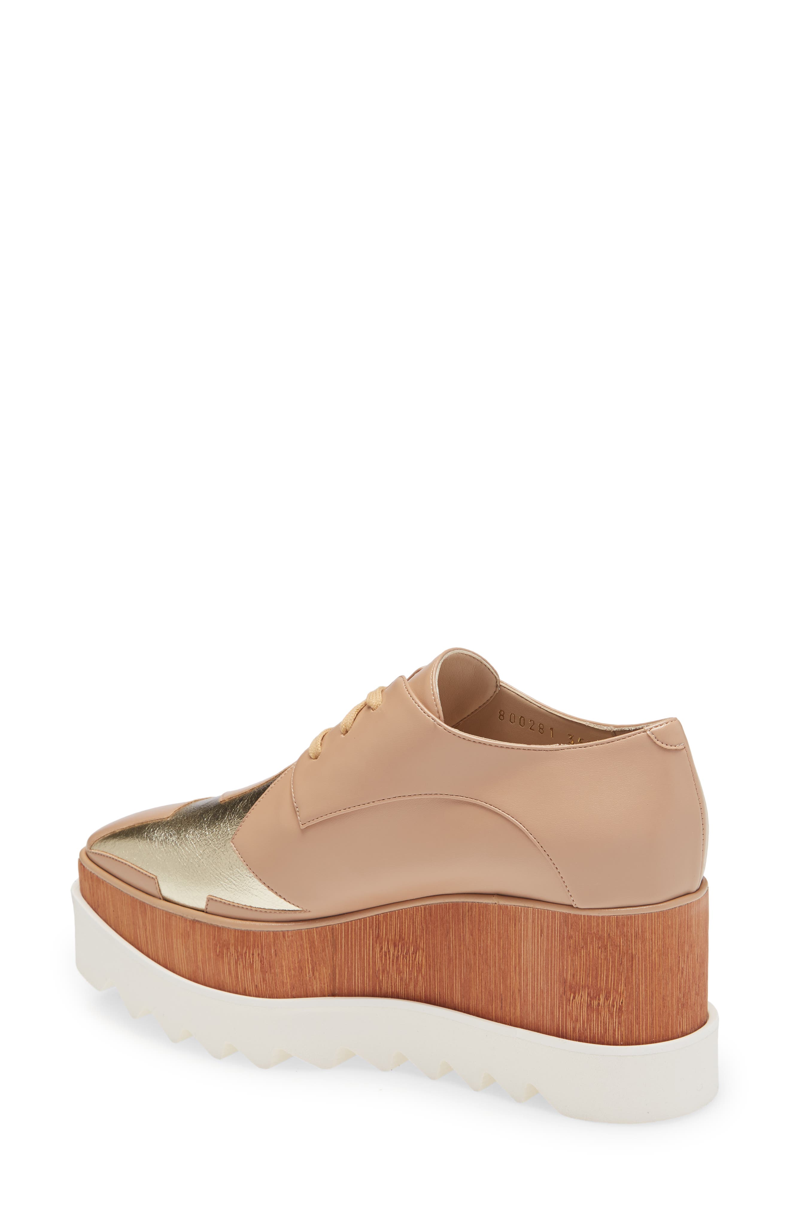 Stella McCartney Elyse Star Platform Derby, Alternate, color, 