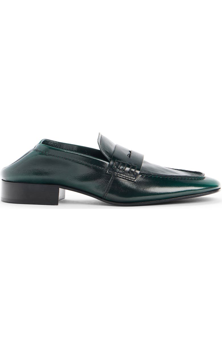 Dries Van Noten Soft Penny Loafer, Alternate, color, Emerald