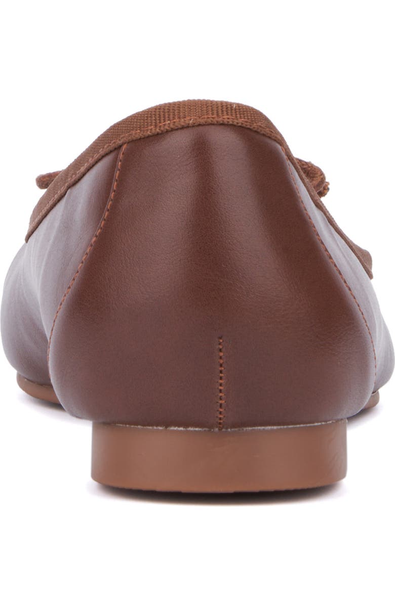 NEW YORK AND COMPANY Paulina Ballet Flat, Alternate, color, Chocolate