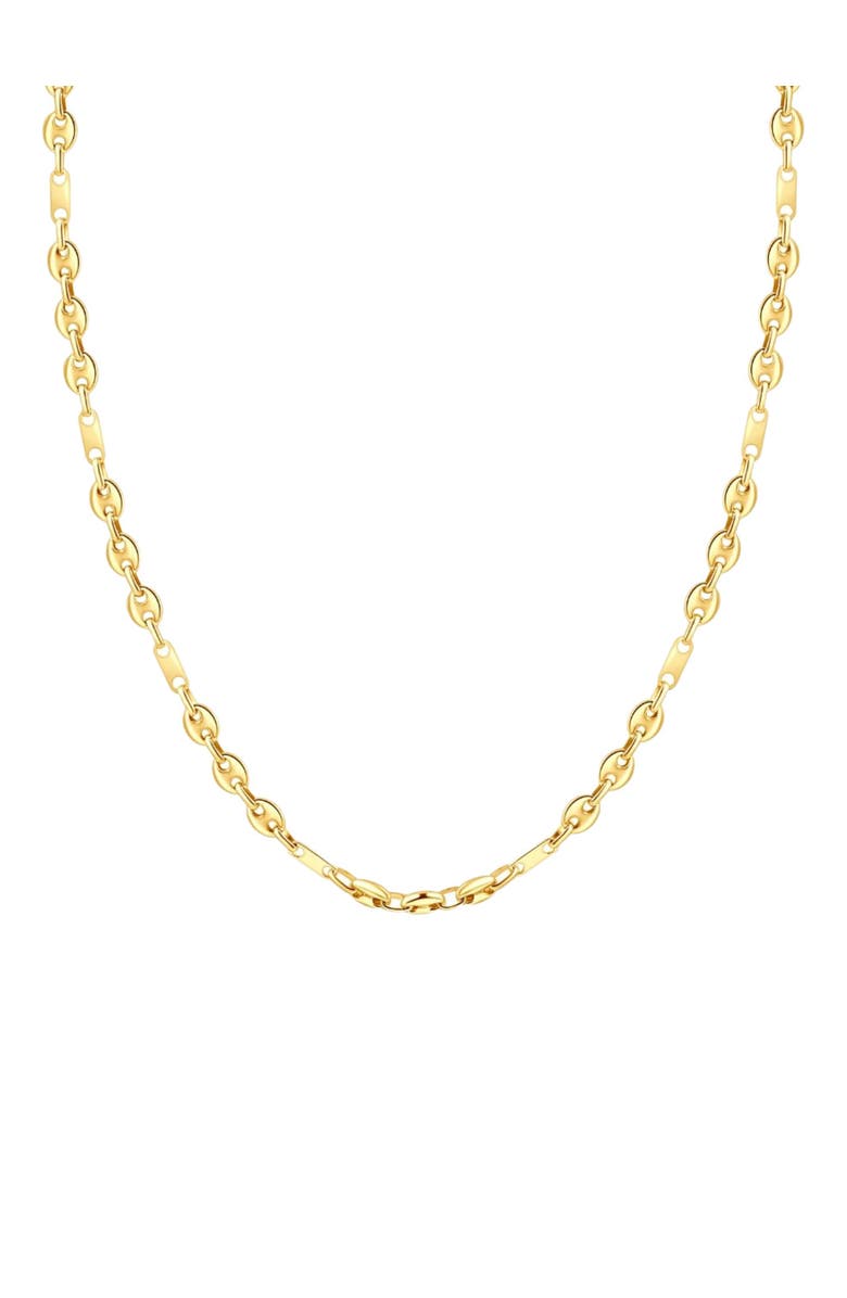 Bliss Diamond 14k Gold Women's 22" Marine Chain Necklace 14.2 Grams 5.5mm Thick, Main, color, 14K Yellow Gold