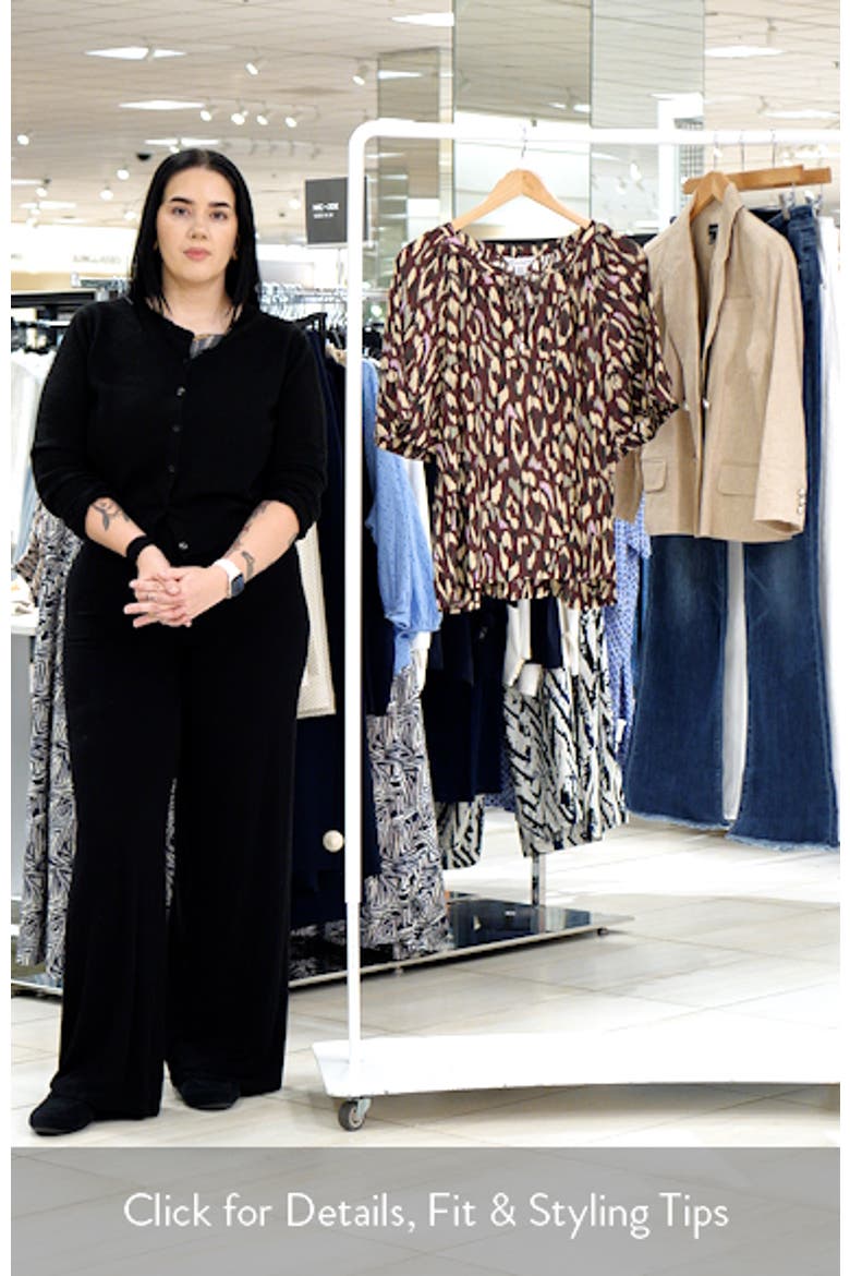Cheetah Cove Elbow Sleeve Top video