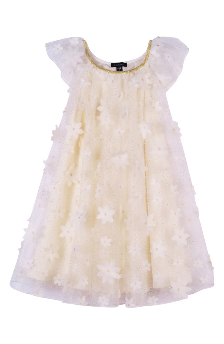 Zunie Kids' Glitter Mesh Party Dress, Main, color, 