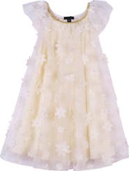 Zunie Kids' Glitter Mesh Party Dress