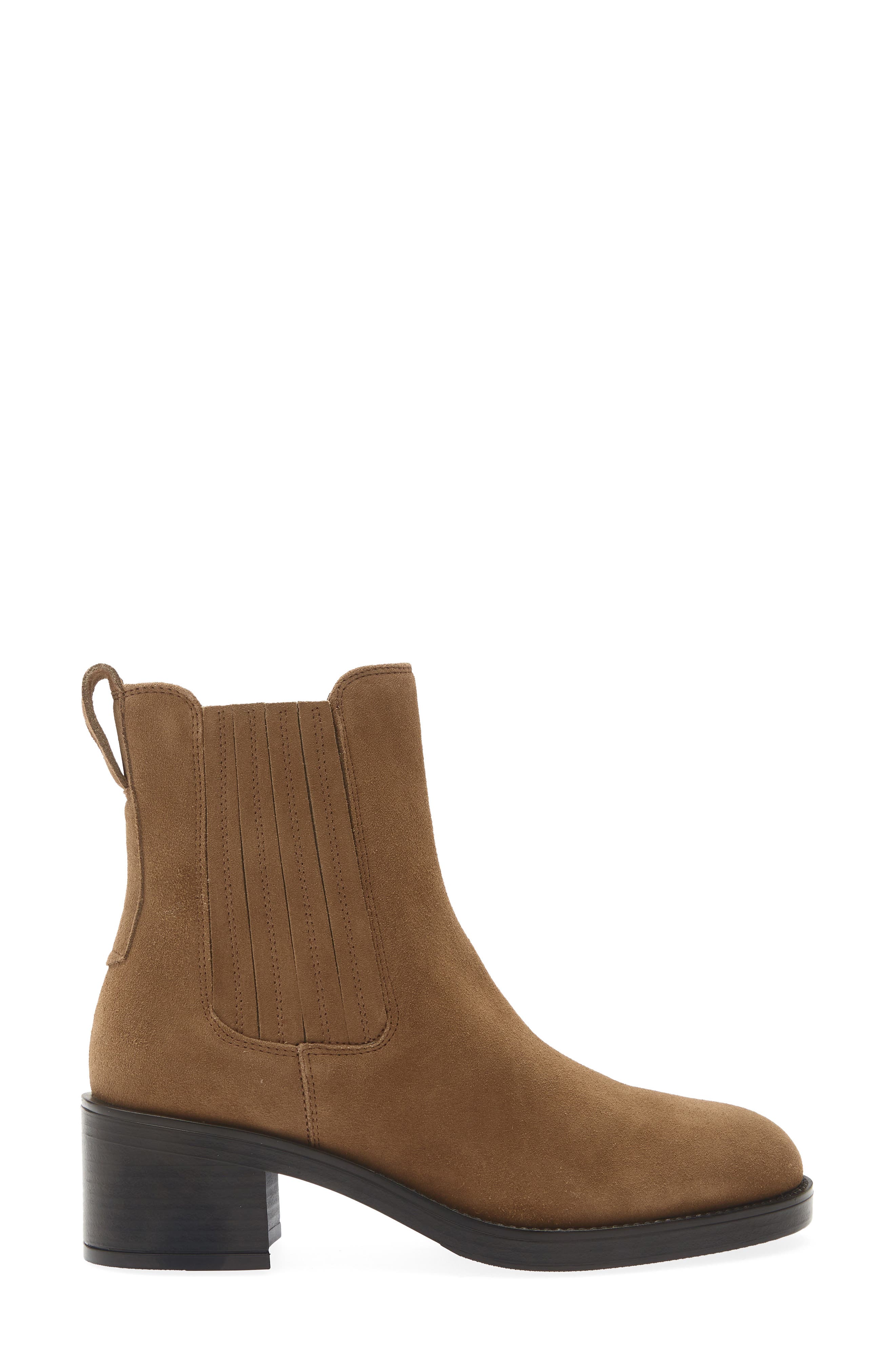 Walf City Dry™ Leather Chelsea Boot, Alternate, color, TOAST SUEDE