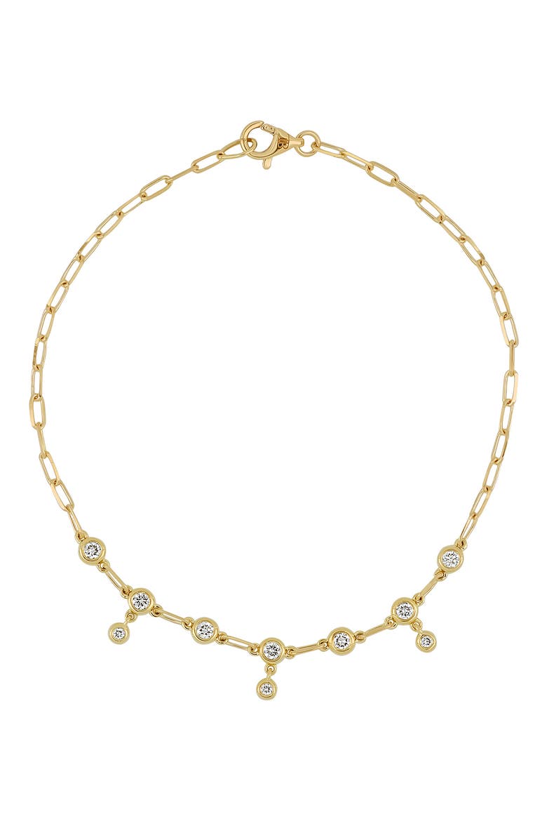 Monaco Diamond Line Bracelet, Main, color, 18K YELLOW GOLD