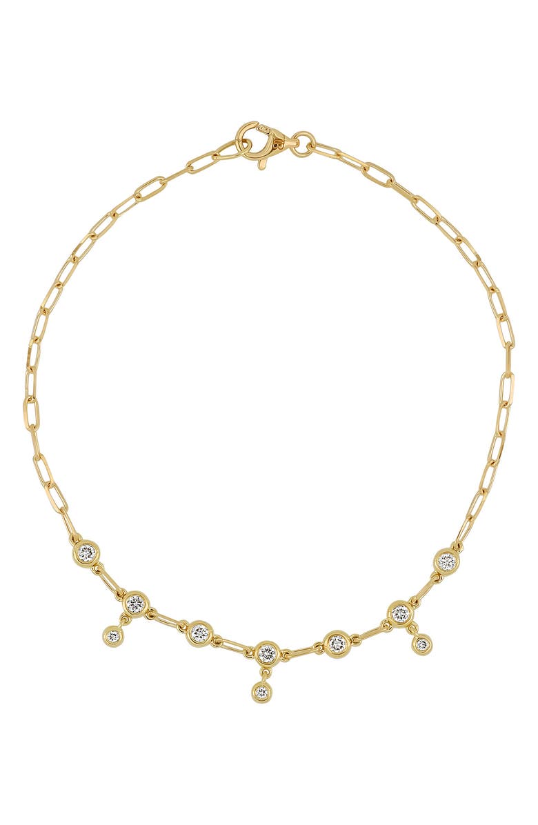 Bony Levy Monaco Diamond Line Bracelet, Main, color, 18K Yellow Gold