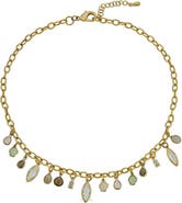 Loni Paul Jewelry Single Strand Gemstone Charm Necklace