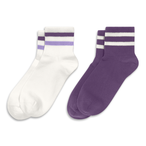 Adult Quarter Sock 2-Pack