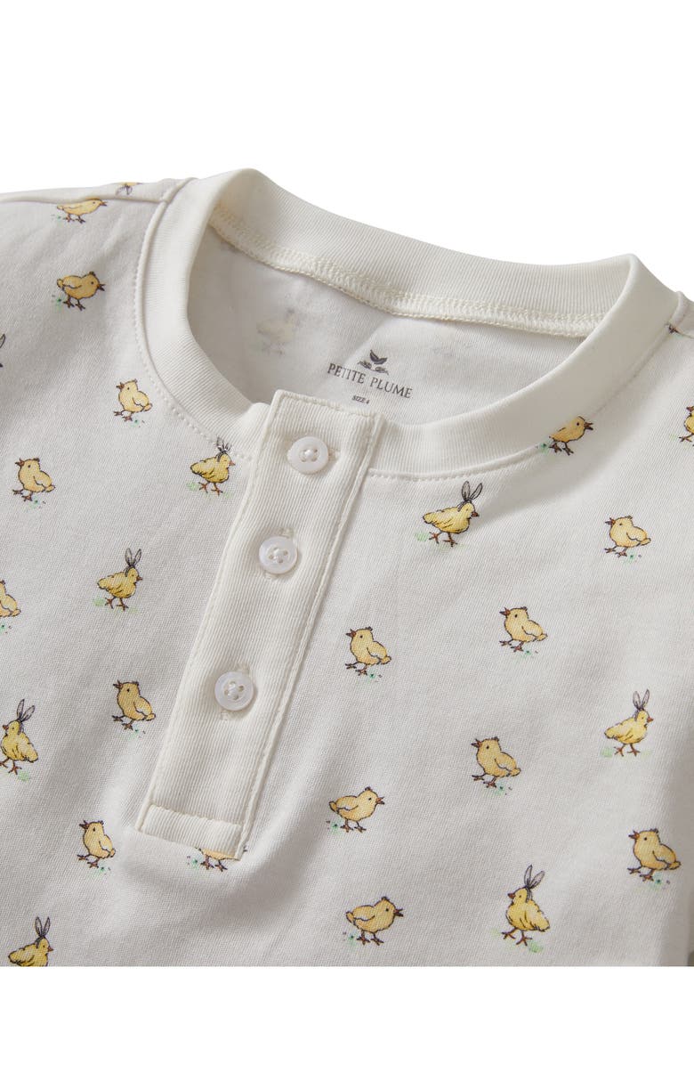 Petite Plume Kids' Pima Cotton Interlock Fitted Two-Piece Short Pajamas, Alternate, color, 