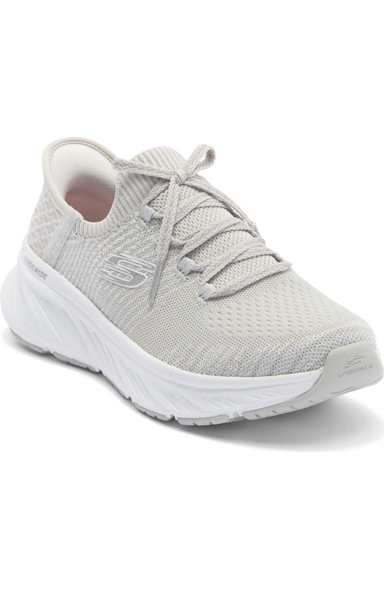 SKECHERS Slip-Ins Relaxed Fit Sneaker, Main, color, Gray/ Silver