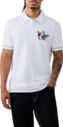True Religion Buddha Graphic Polo