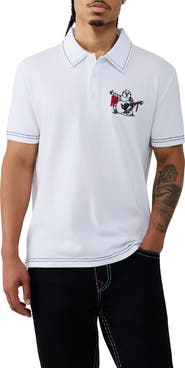 True Religion Buddha Graphic Polo