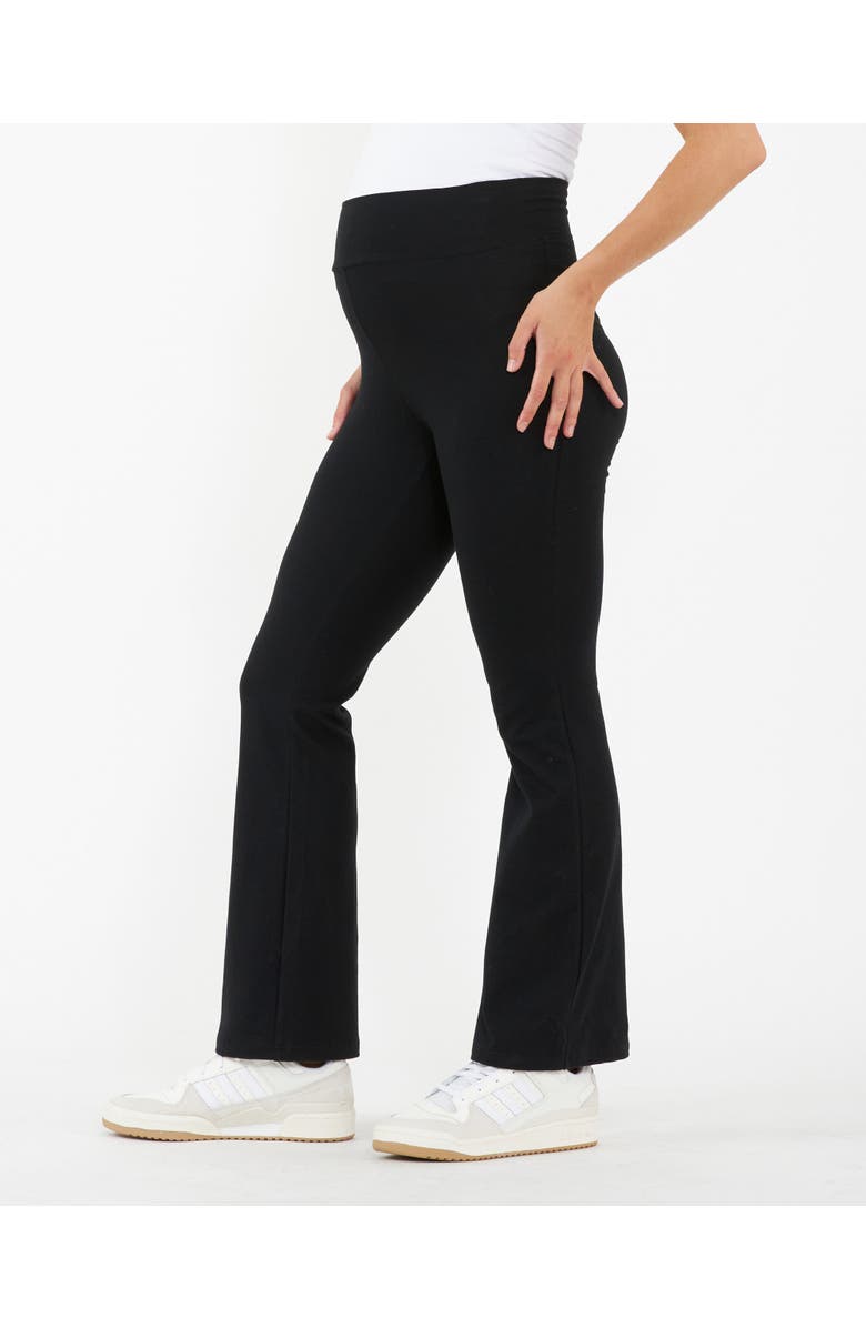 Ripe Maternity Organic Jersey Flare Pant, Alternate, color, Black
