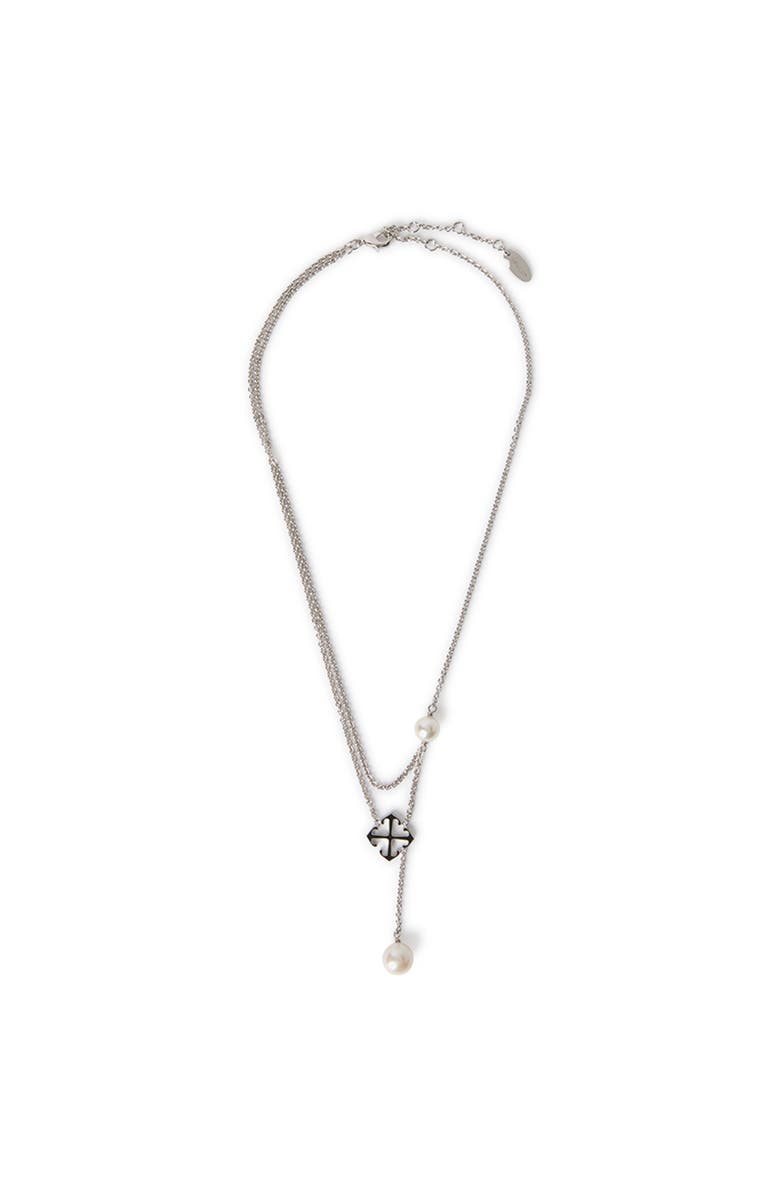 OFF WHITE Women's Arrow Pearl  Necklace, Main, color, 
