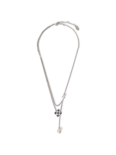 Women's Arrow Pearl  Necklace