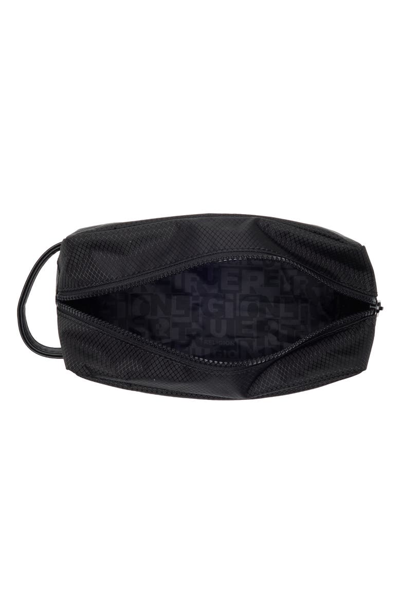 True Religion Atmos Dopp Kit, Alternate, color, Black