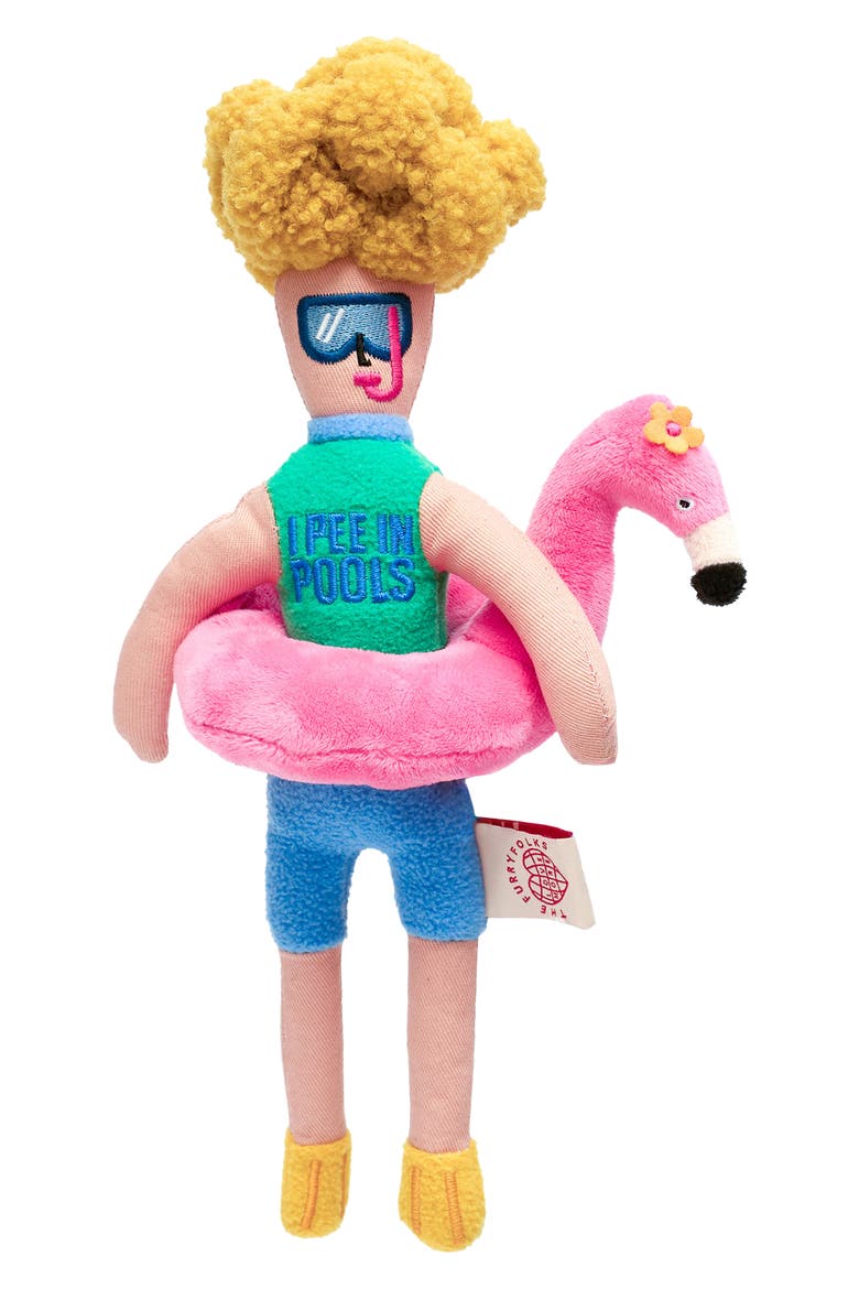 Flamingo Hooman Nosework Toy, Main, color, PINK